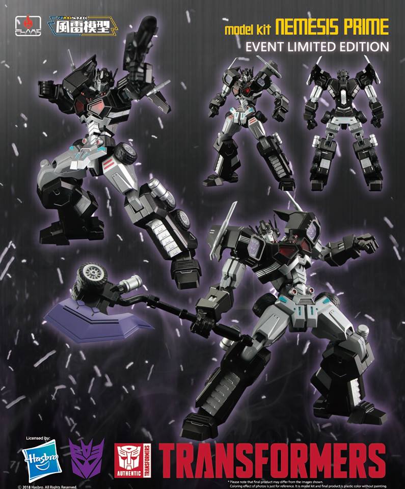 Flame Toys Furai Model Transformers Nemesis Prime {Attack Mode) Model Kit