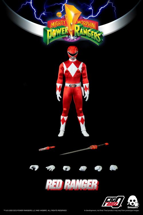 ThreeZero FigZero 1/6 Mighty Morphin Power Rangers Red Ranger Sixth Scale Figure