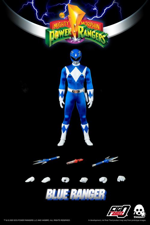 ThreeZero FigZero 1/6 Mighty Morphin Power Rangers Blue Ranger Sixth Scale Figure