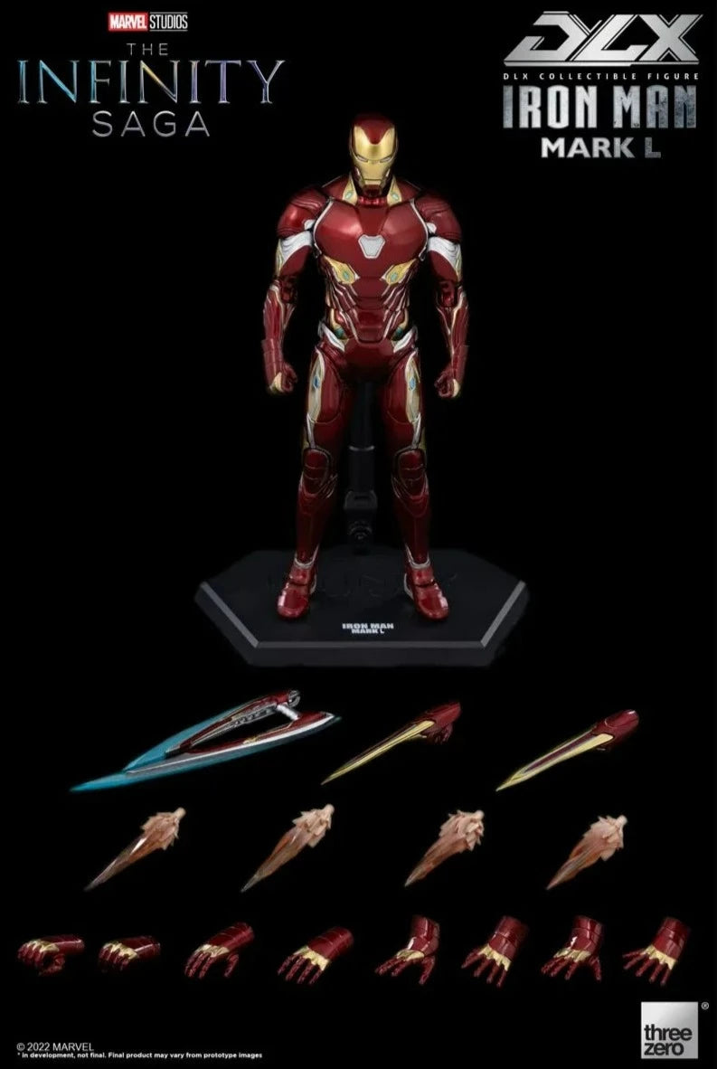 ThreeZero 1/12 Avengers: Infinity Saga Iron Man Mark L 50 DLX Scale Figure