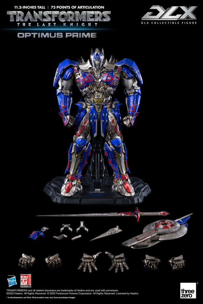 ThreeZero Transformers The Last Knight Optimus Prime DLX Action Figure