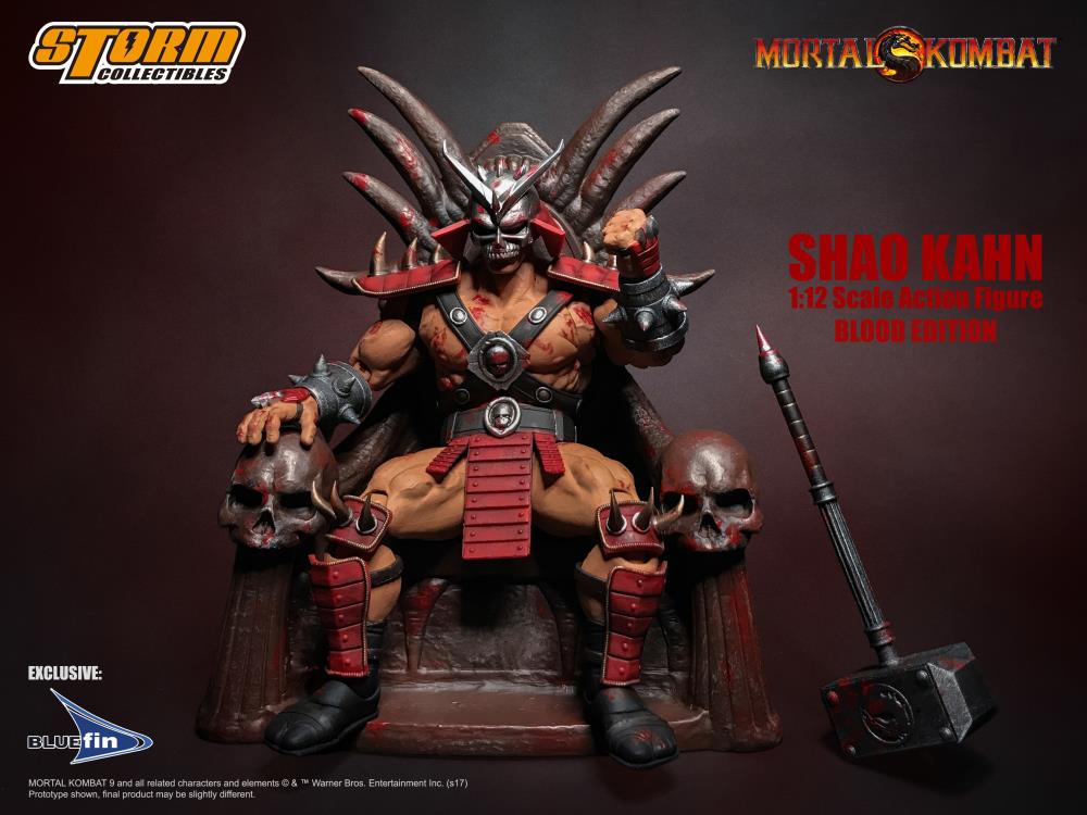 Storm Collectibles Mortal Kombat Shao Khan Special Edition (Bloody) 1/12 Action Series Figure