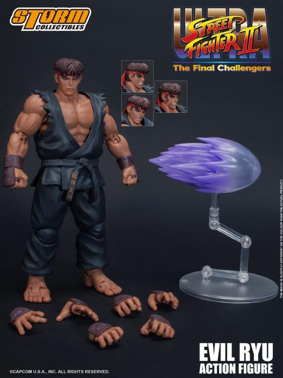 Storm Collectibles 1/12 Street Fighter II Evil Ryu Scale Action Figure