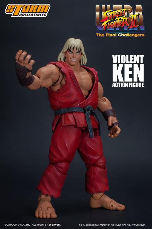 Storm Collectibles 1/12 Street Fighter II Violent Ken Scale Action Figure