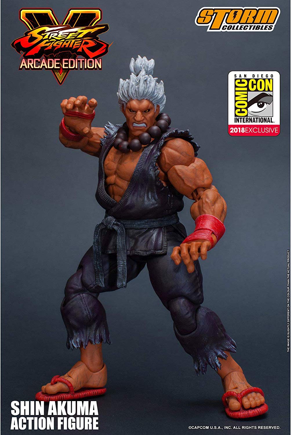 Storm Collectibles 1/12 Street Fighter V SDCC 2018 Arcade Edition Shin Akuma Scale Action Figure 2