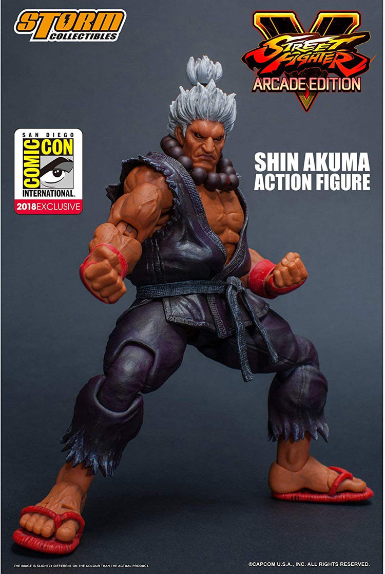 Storm Collectibles 1/12 Street Fighter V SDCC 2018 Arcade Edition Shin Akuma Scale Action Figure 3