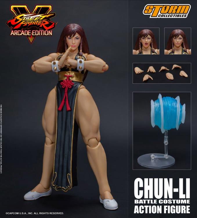 Storm Collectibles 1/12 Street Fighter V Arcade Edition Hot Chun Li NYCC 2018 Scale Action Figure