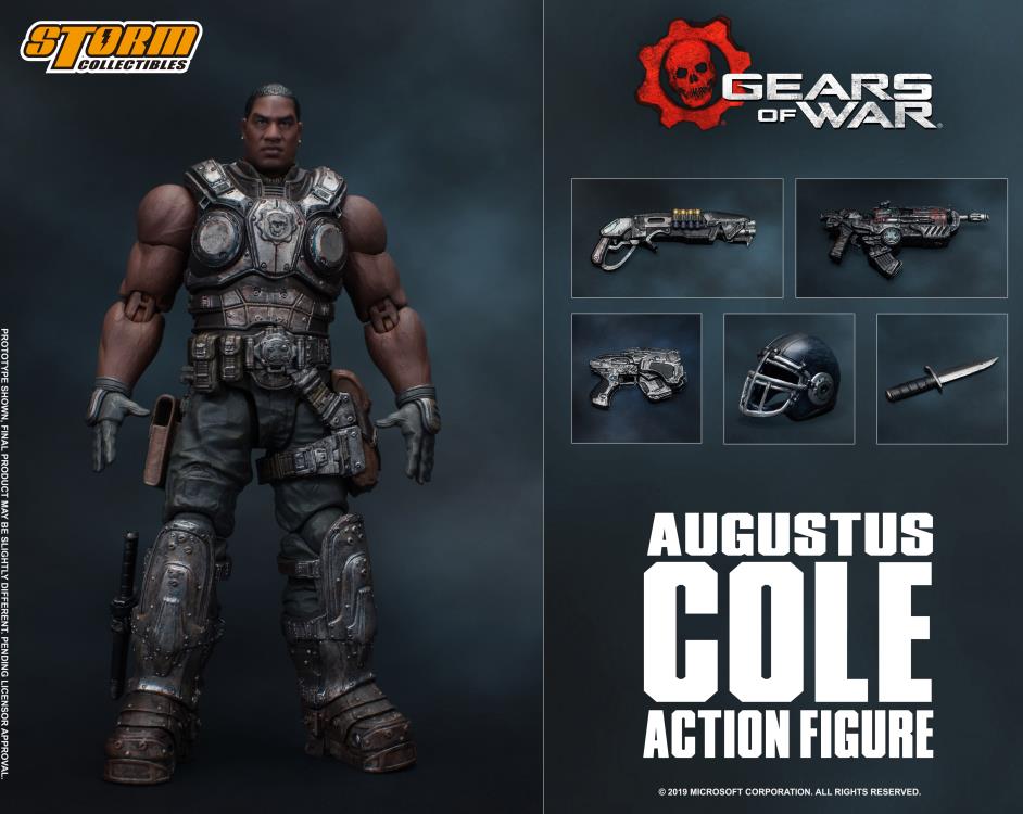 Storm Collectibles 1/12 Gears of War Augustus Cole Scale Action Figure