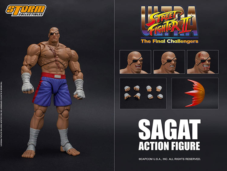 Storm Collectibles 1/12 Ultra Street Fighter II Sagat Scale Action Figure 5