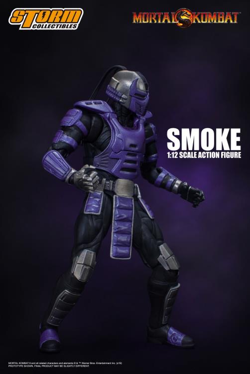 Storm Collectibles 1/12 Mortal Kombat Cyber Ninja Smoke Exclusive Scale Action Figure
