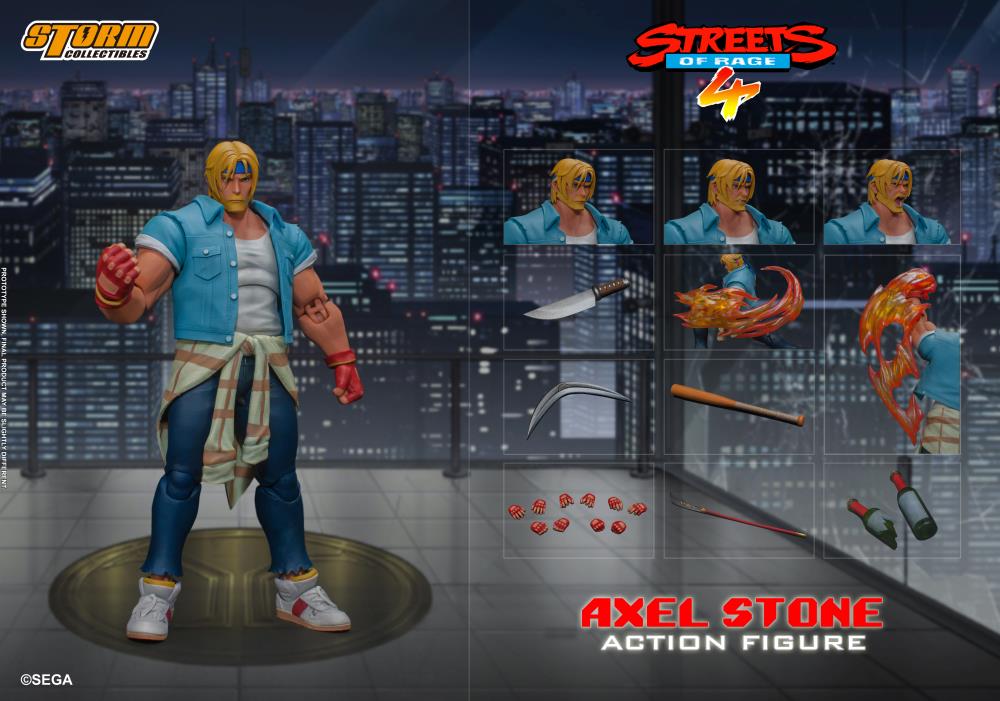 Storm Collectibles 1/12 Streets of Rage IV Axel Stone Action Figure