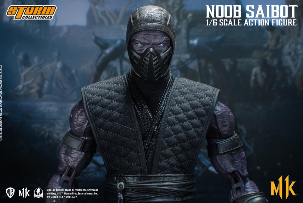 NEW Storm Toys Mortal Combat Black Ninja NOOB SAIBOT 1/12 Male 6