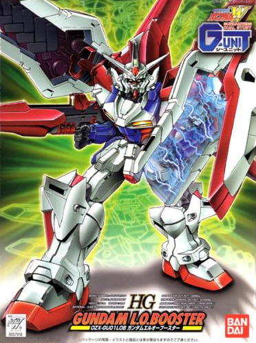 Gundam 1/144 HG #03 Gundam Wing Dual Story G Unit Gundam L.O. Booster Model Kit
