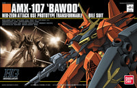 Gundam 1/144 HGUC #015 Gundam ZZ AMX-107 Bawoo Model Kit