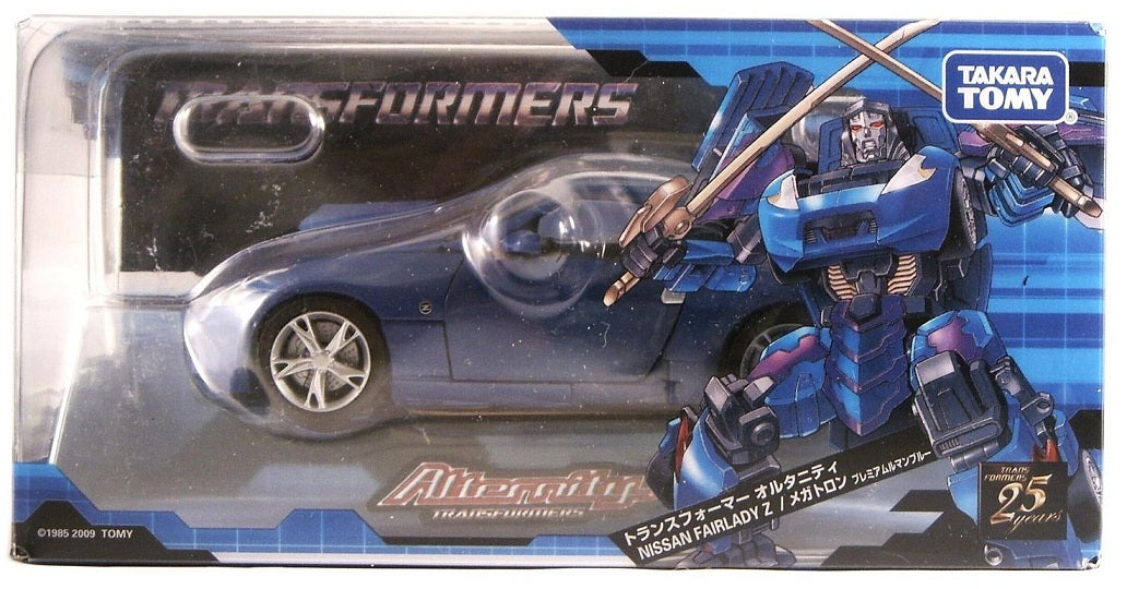 Transformers Alternity A-02 Nissan Fairlady Z Megatron [Premium Lemans Blue]