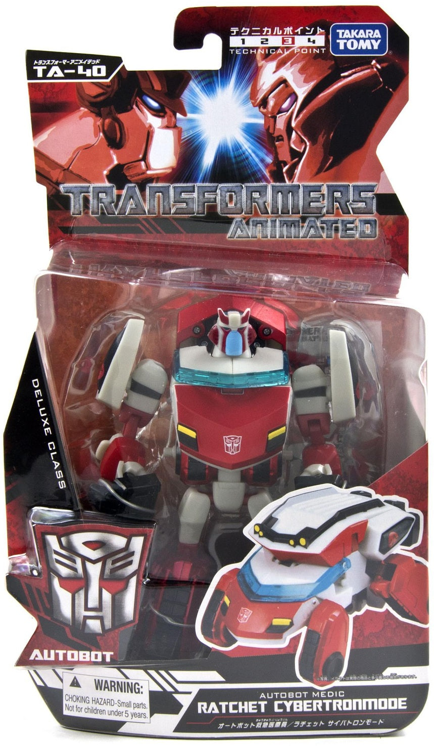 Japanese Transformers Animated - TA-40 Ratchet Cybertron Mode