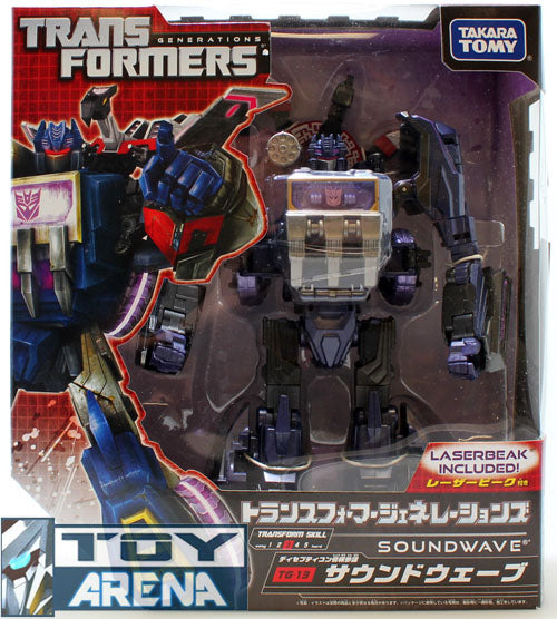 Transformers Generations TG-13 Soundwave & Lazerbeak Fall of Cybertron Action Figure
