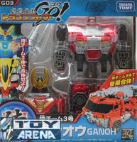 Transformers Go! G03 Ganoh Samurai Fire Truck Gan'ou Voyager Class Beast Hunters Takara