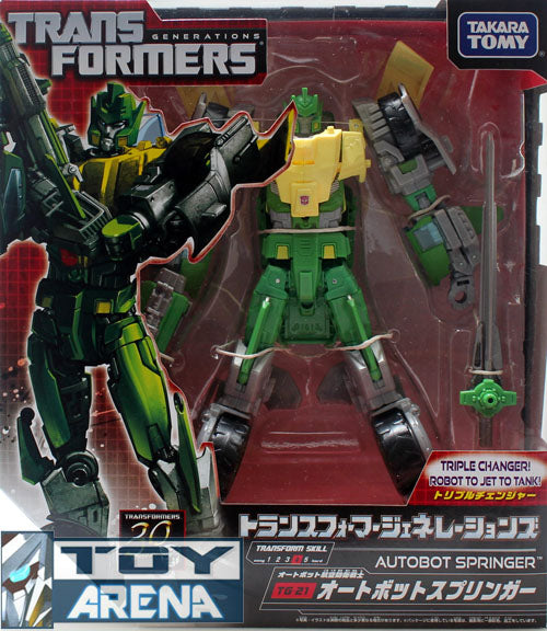 Generations Springer Transformers Generations TG-21 Springer Autobot Fall of Cybertron Acti