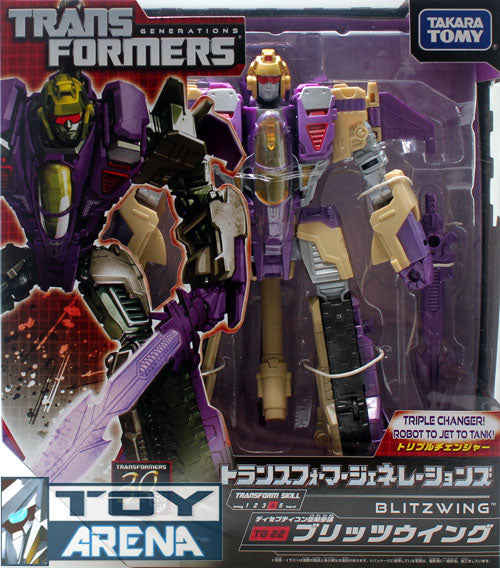 Transformers Generations TG-22 Blitzwing Decepticon Fall of Cybertron Action Figure