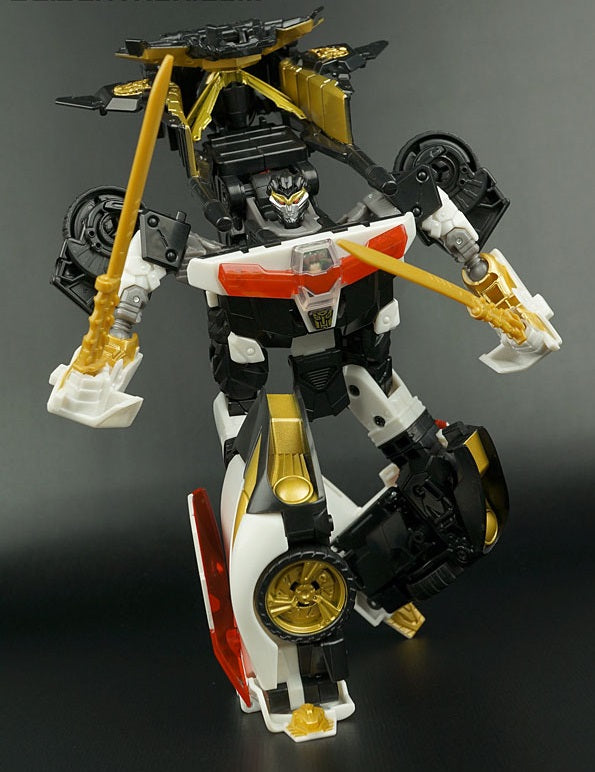 Transformers Go! G01 Kenzan Kuromusha Ver. Black Samurai Voyager Class Tomy  Exclusive Beast Hunters Takara