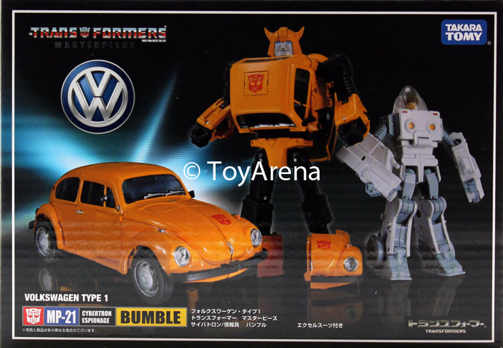 Transformers Masterpiece MP-21 Bumblebee Volkswagen Type 1 Super Beetle w/ Exosuit Spike