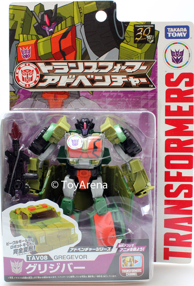 Transformers Adventure TAV08 Gregevor Action Figure