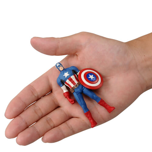 Takara Tomy Marvel Metakore Metal Figure Captain America Action Figure