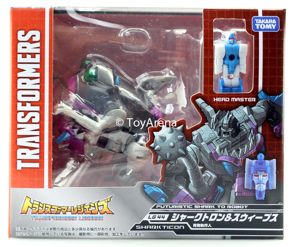 Transformers Legends LG-44 Sharkticon & Sweeps Action Figure