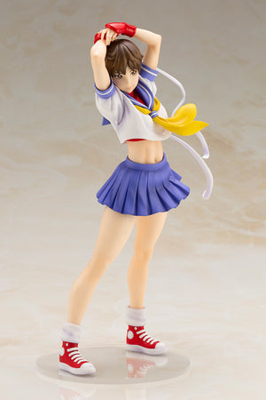 Kotobukiya Bishoujo Street Fighter Sakura (Round 2) Statue Figure 3