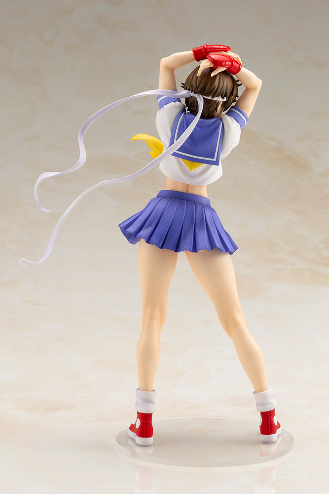 Kotobukiya Bishoujo Street Fighter Sakura (Round 2) Statue Figure 4