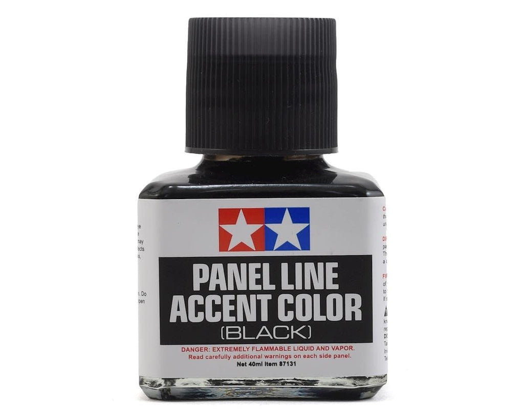 Tamiya Panel Line Accent Color (Black) 40ml Paint Bottle