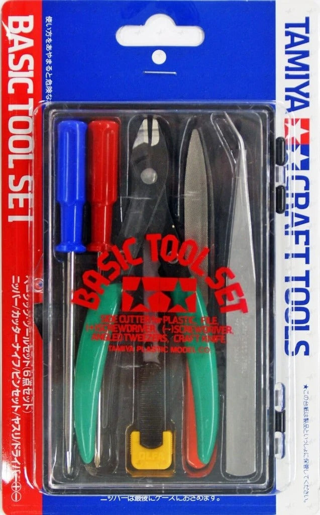 Tamiya Craft Tools Basic Tool Set for Plastic Model Kit