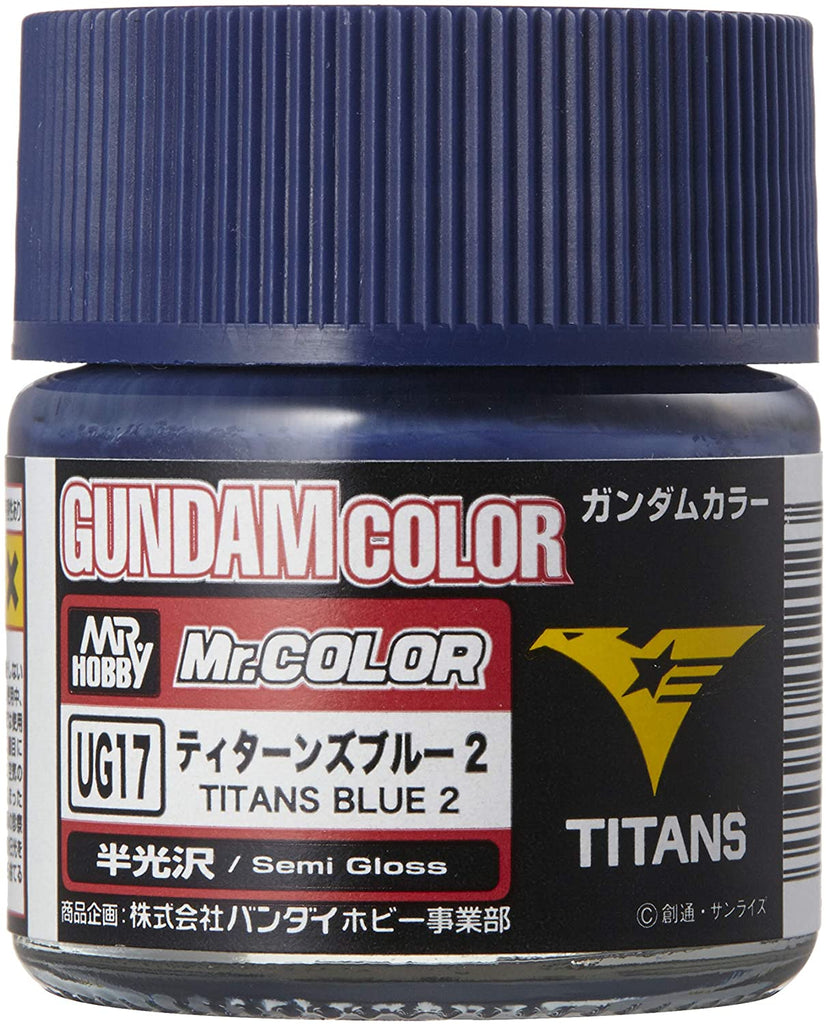 Mr. Hobby Mr. Color Gundam Color UG17 Titan Blue 2 Semi Gloss 10ml Bottle