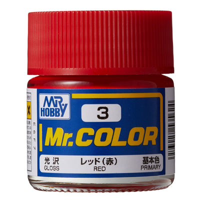 Mr. Hobby Mr. Color C3 Gloss Red 10ml Bottle