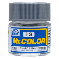 Mr. Hobby Mr. Color C13 Neutral Gray 10ml Bottle