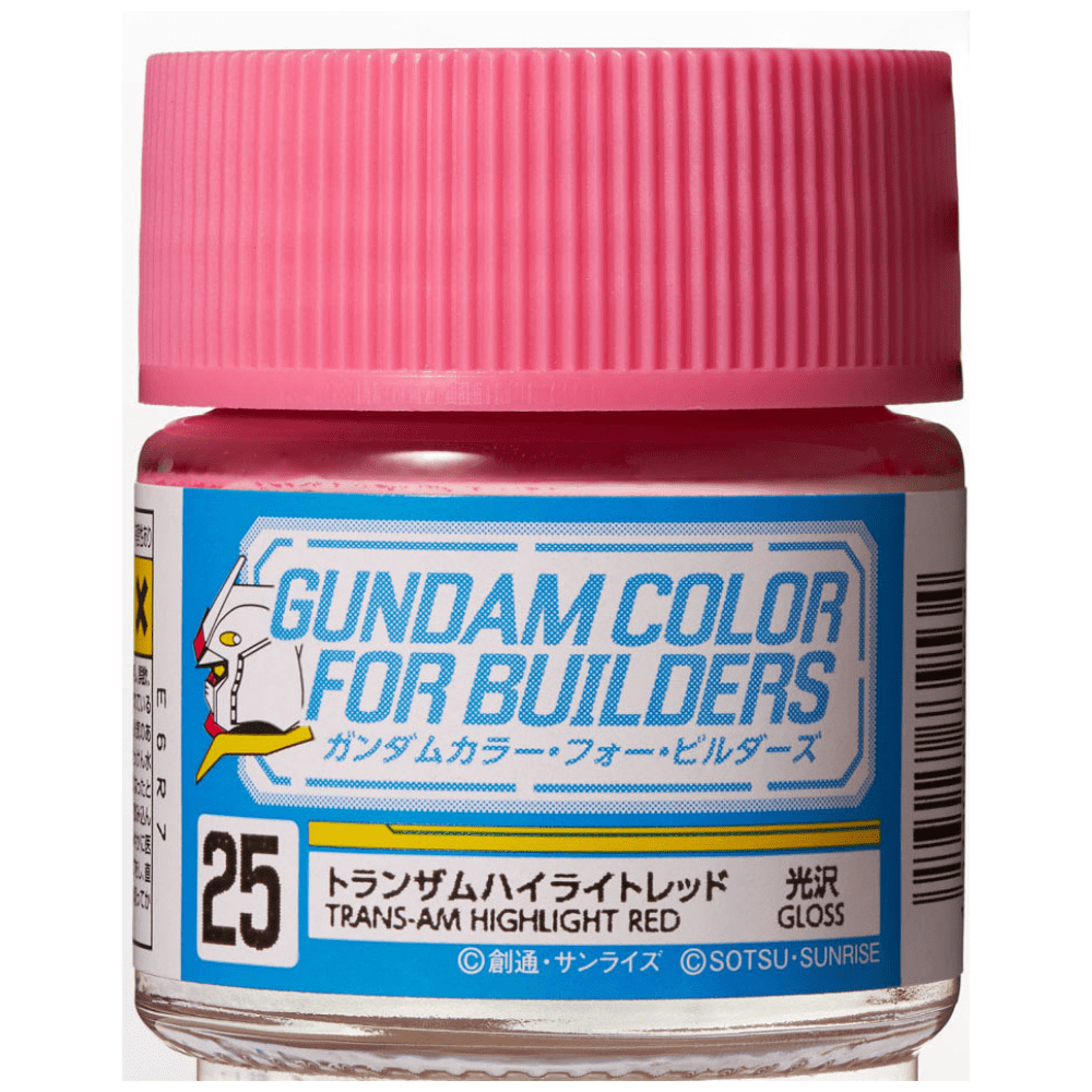 Mr. Hobby Mr. Color Gundam Color UG25 Trans-AM Highlight Red Gloss 10ml Bottle