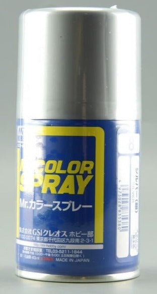 Mr. Hobby Mr. Color Spray S-08 Metallic Silver 40ml Spray Can