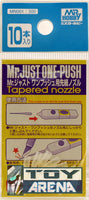 Mr. Hobby Mr. Just One-Push Tapered Nozzle 10pcs MN001