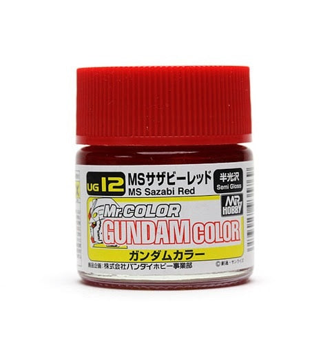 Mr. Hobby Mr. Color Gundam Color UG12 Sazabi Red Semi Gloss 10ml Bottle