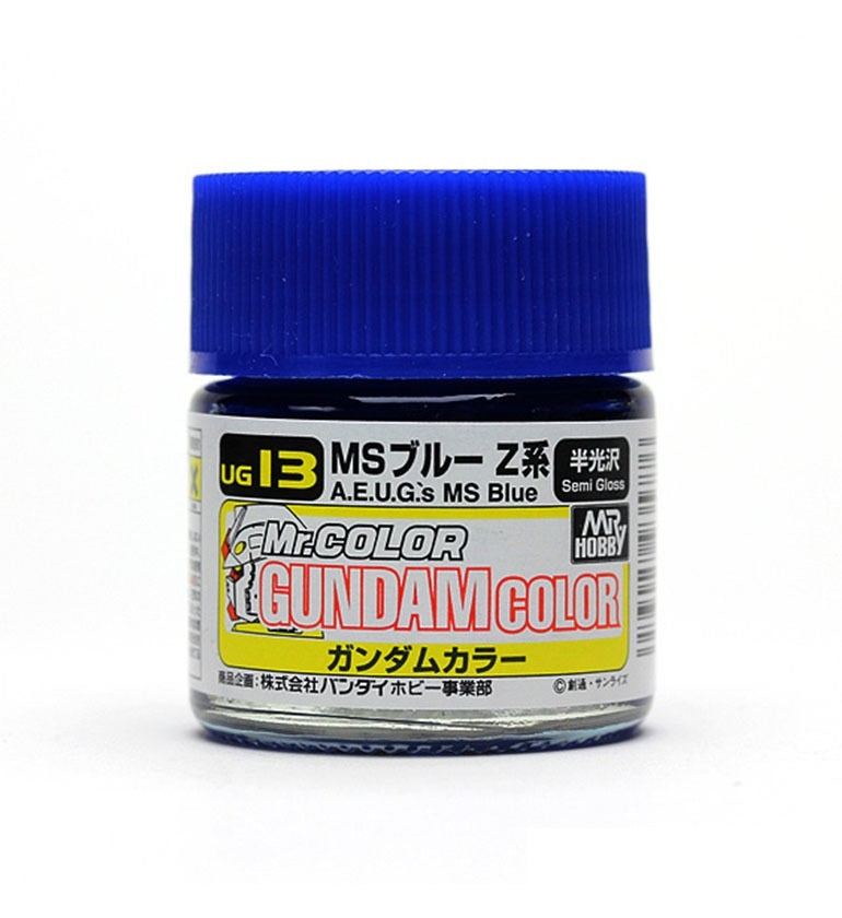Mr. Hobby Mr. Color Gundam Color UG13 AEUG MS Blue Semi Gloss 10ml Bottle