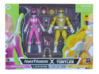Hasbro Lightning Collection Mighty Morphin Power Rangers X Teenage Mutant Ninja Turtles Morphed April O'Neil & Morphed Michelangelo Action Figure