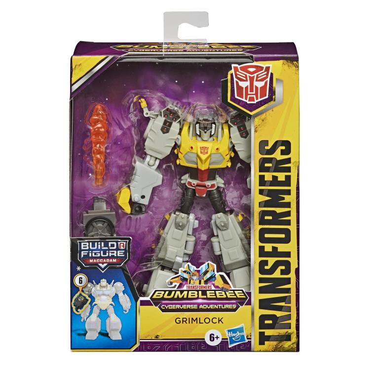 Hasbro Transformers Cyberverse Adventures Deluxe Grimlock Action Figure Maccadam BAF 1