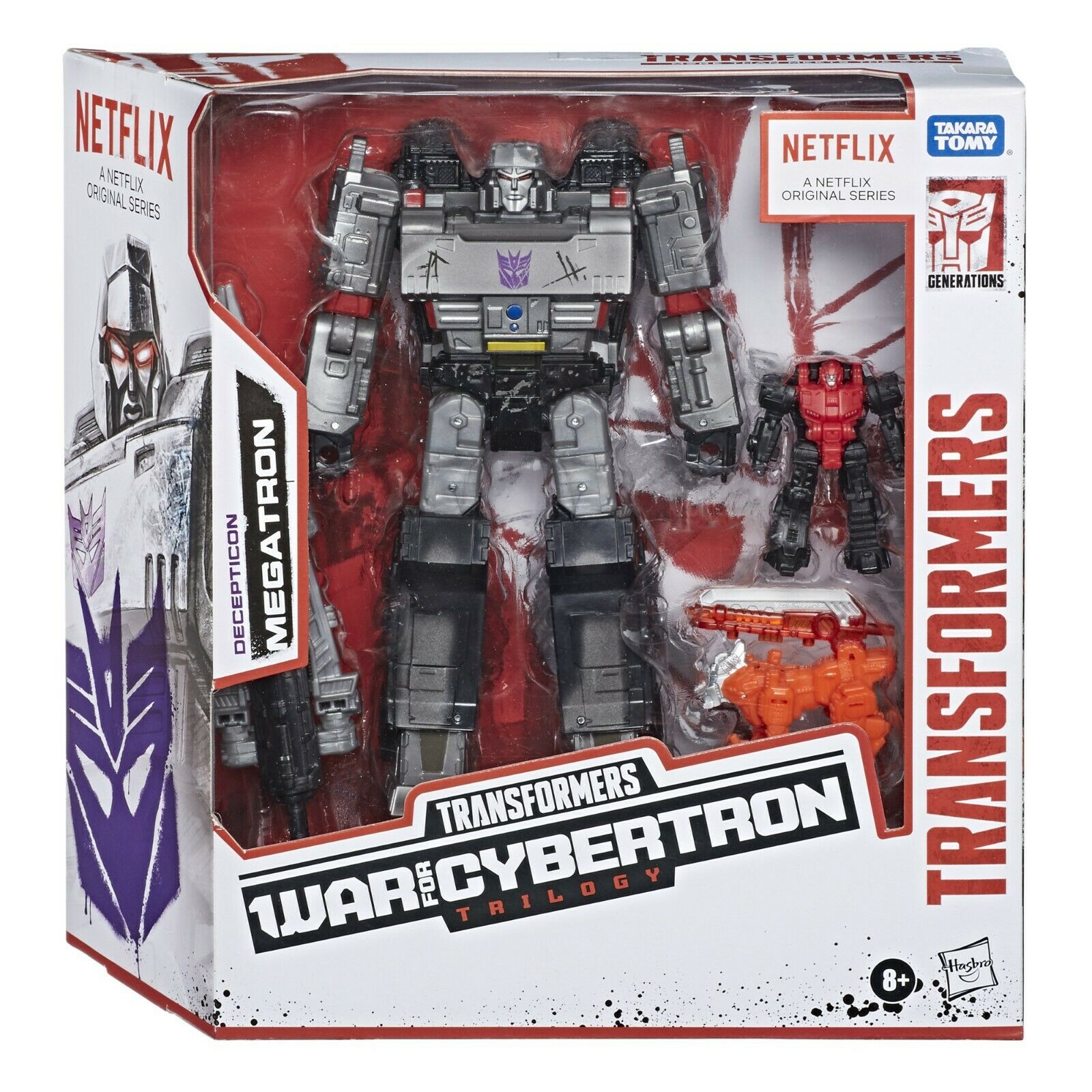 Hasbro Transformers War for Cybertron Netflix Megatron Voyager 3-Pack Action Figure