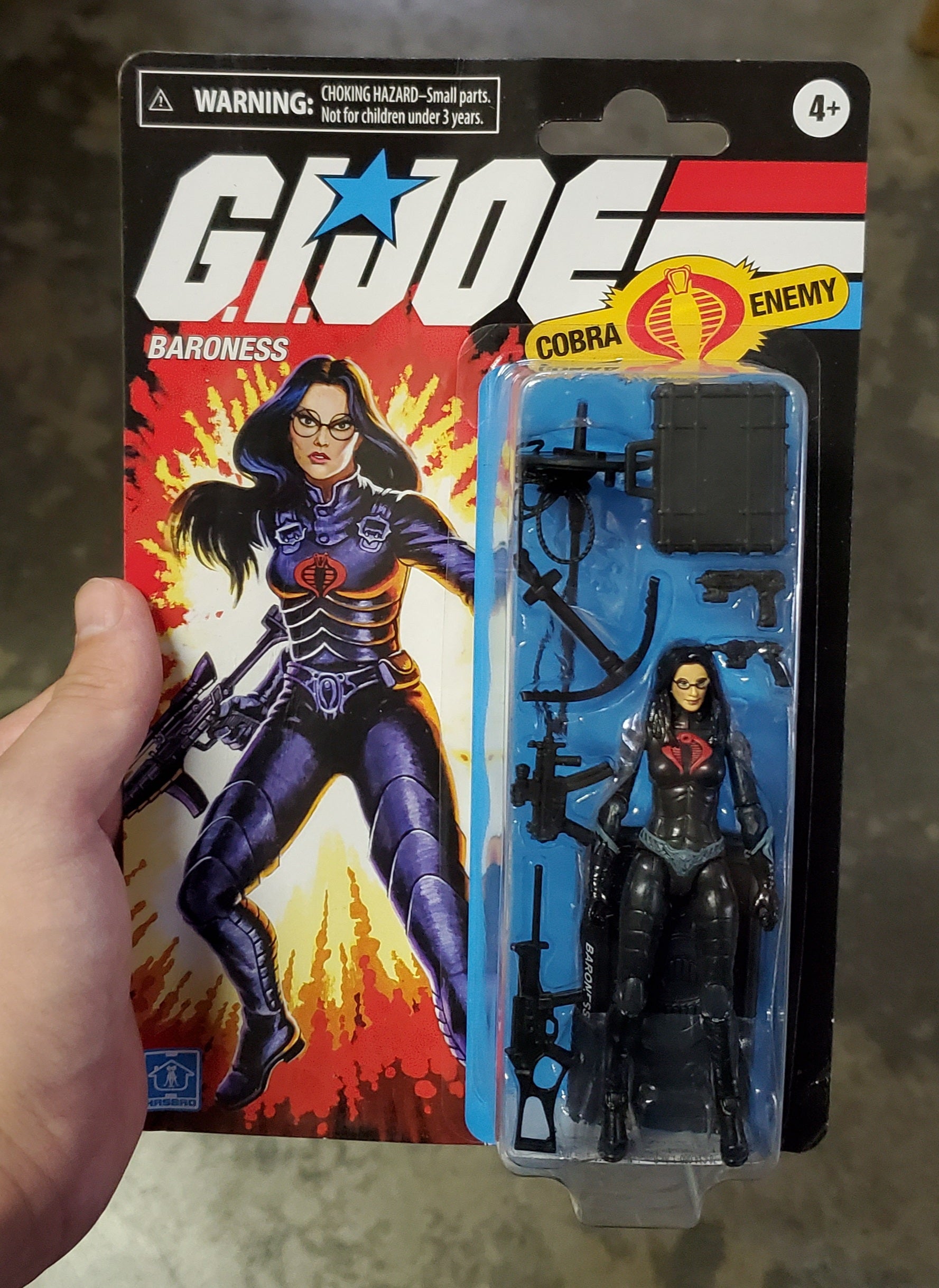Hasbro Retro G.I. Joe Baroness Walmart Exclusive Action Figure