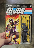 Hasbro Retro G.I. Joe Snake Eyes Walmart Exclusive Action Figure