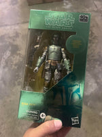 Hasbro Star Wars Black Series 40th Carbonized Boba Fett Exclusive 6 Inch Action Figure