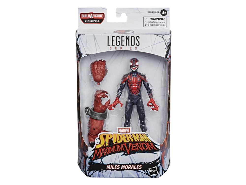 Marvel Legends Venom Wave Miles Morales (Venompool BAF) | ToyArena