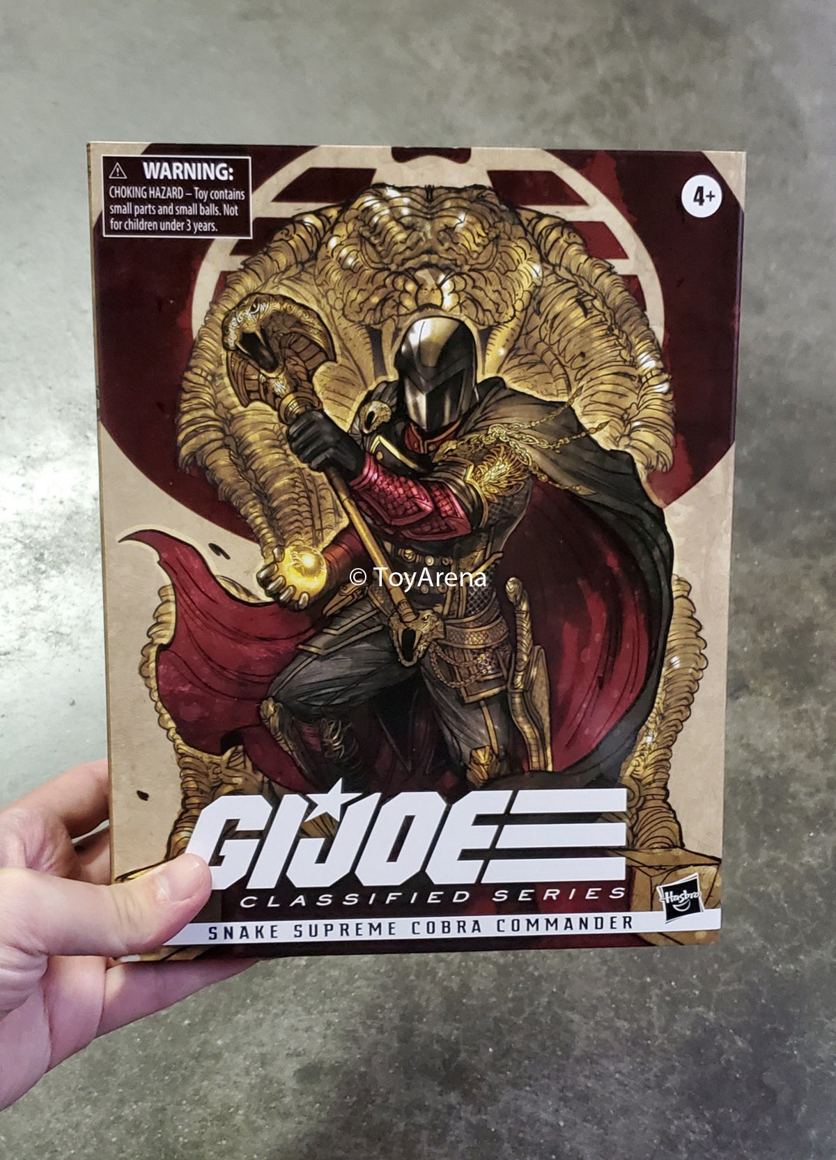 Hasbro G.I. Joe Classified Series #09 Snake Supreme Cobra Commander SDCC Exclusive Action Figure