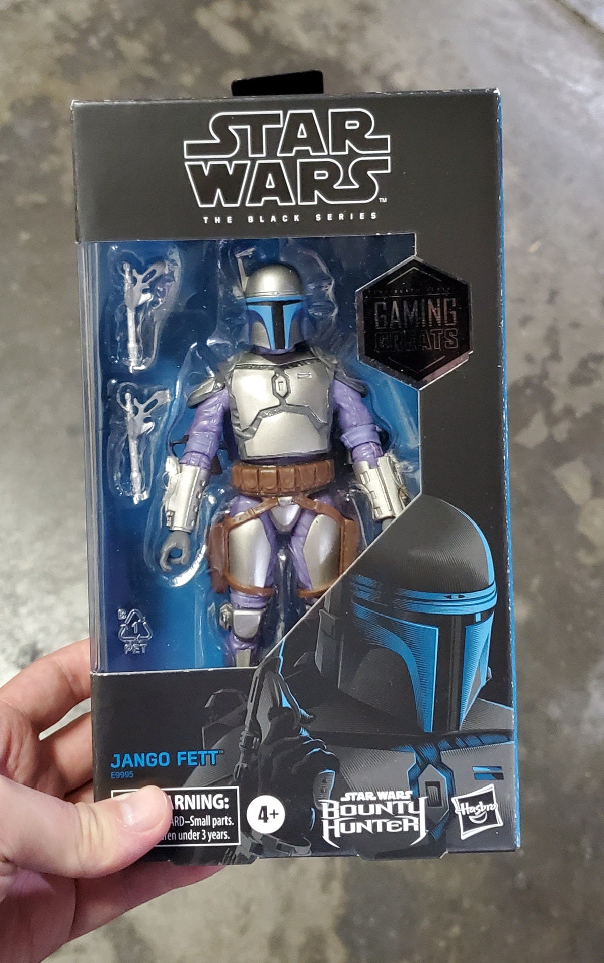 Hasbro Star Wars Black Series Gaming Greats Jango Fett Gamestop Exclusive 6 Inch Action Figure